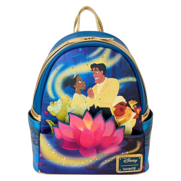 Loungefly Other - Disney The Princess And The Frog 15th Anniversary Tiana & Naveen Glow Mini Backp